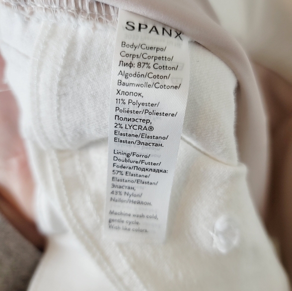SPANX Ankle Skinny Jeans in White, sz XL - Picture 7 of 16